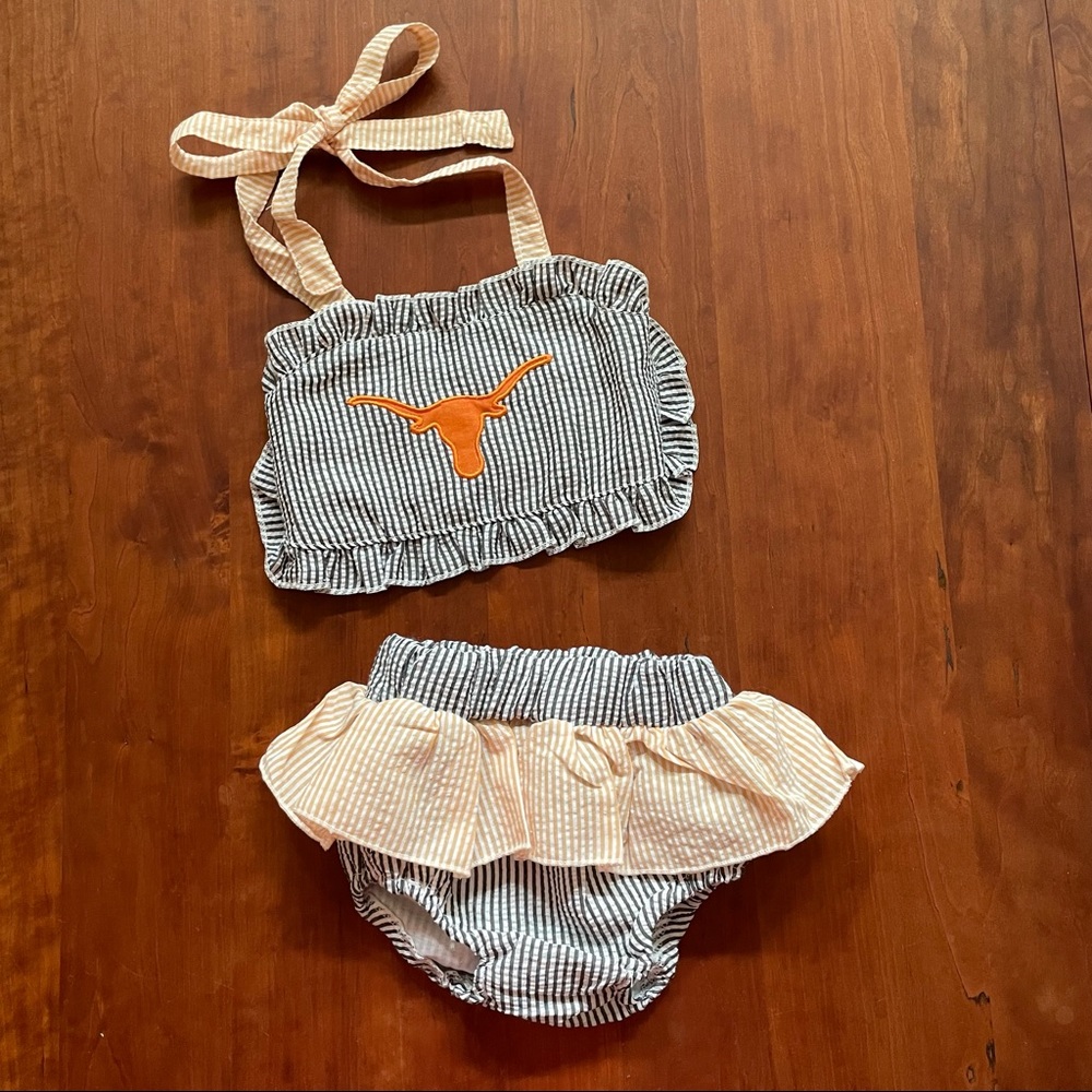 UT Longhorns Seersucker Swimsuit